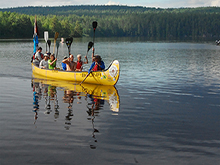 Arrival in Deux Rivières - Antlers Kingfisher Lodge 